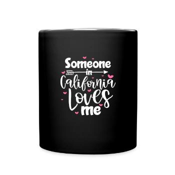 Californie - Mug uni - noir - Devant