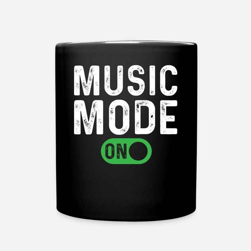 Music Mode On - Music Lover - Tasse einfarbig - Schwarz