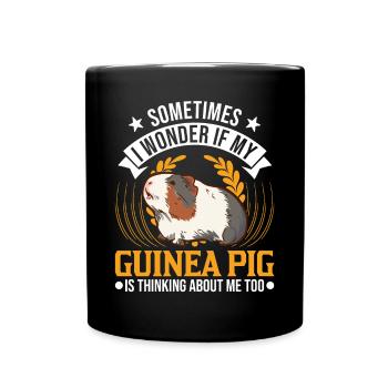 Guinea Pig Gift Guinea Pig - Full Colour Mug - black - Front