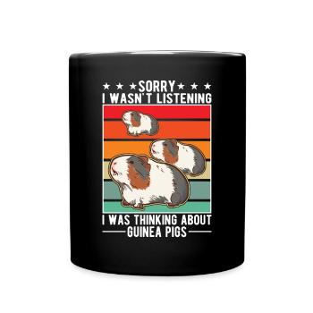 Guinea Pig Gift Guinea Pig - Full Colour Mug - black - Front