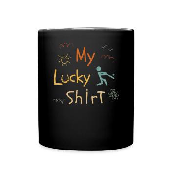Baseball Softball Baseball lustiges Vintage - Tasse einfarbig - Schwarz - Vorne