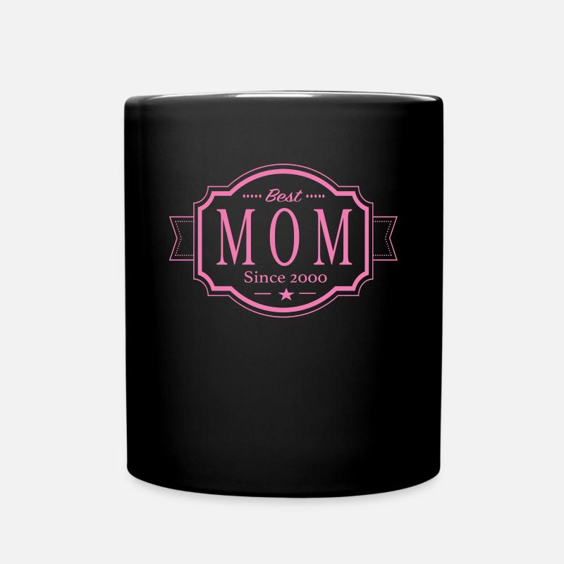 Beste Mama seit 2000 - Tasse einfarbig - Schwarz