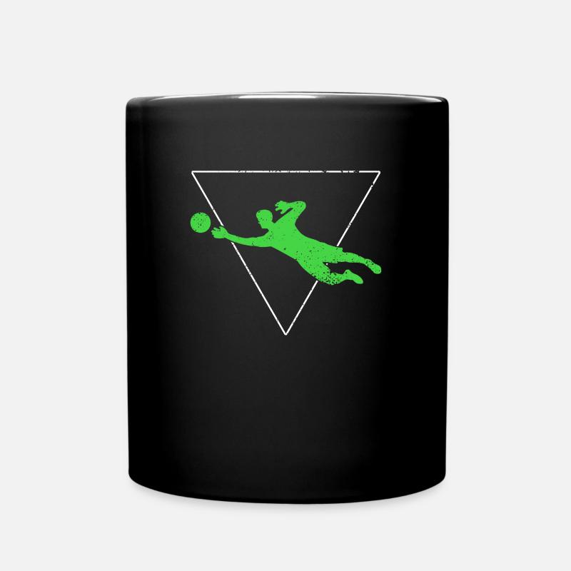 Torwart - Tasse einfarbig - Schwarz