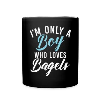 Cadeaux Bagel Bagel Lover - Mug uni - noir - Devant