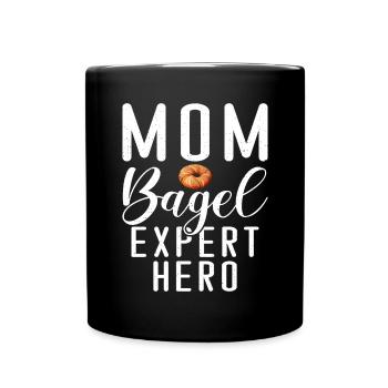Cadeaux Bagel Bagel Lover - Mug uni - noir - Devant