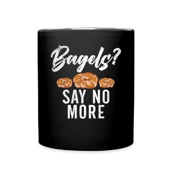 Cadeaux Bagel Bagel Lover - Mug uni - noir - Devant