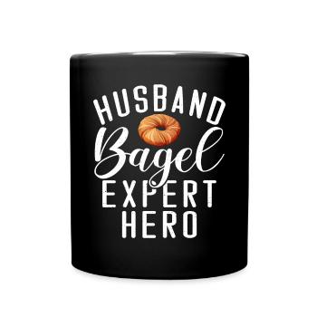 Cadeaux Bagel Bagel Lover - Mug uni - noir - Devant