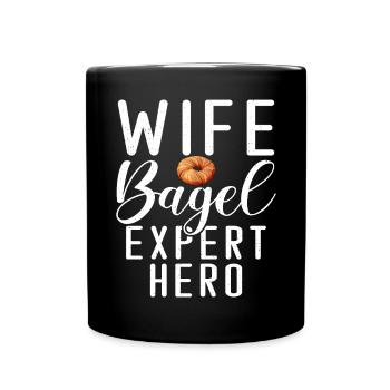 Cadeaux Bagel Bagel Lover - Mug uni - noir - Devant