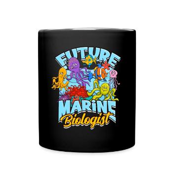 Marine Biology Marine Biologist Marine Biology Biologist - Full Colour Mug - black - Front