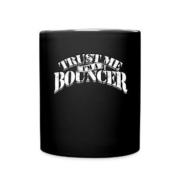 türsteher geschenk bodyguard sicherheit sicherheit - Tasse einfarbig - Schwarz - Vorne