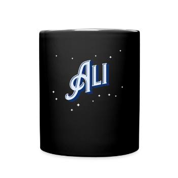 Ali name personalized - Full Colour Mug - black - Front