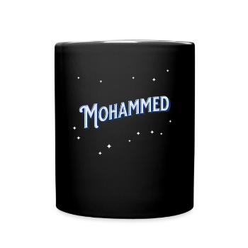 Muhammad's name personalized - Full Colour Mug - black - Front