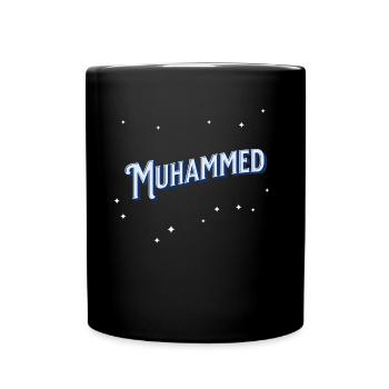 Muhammad's name personalized - Full Colour Mug - black - Front