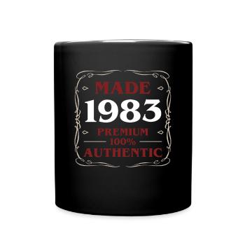 Fabriqué en 1983 40th Birthday Shirt Gift - Mug uni - noir - Devant