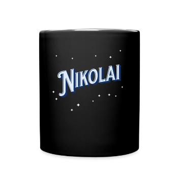 Nikolai's name personalized - Full Colour Mug - black - Front