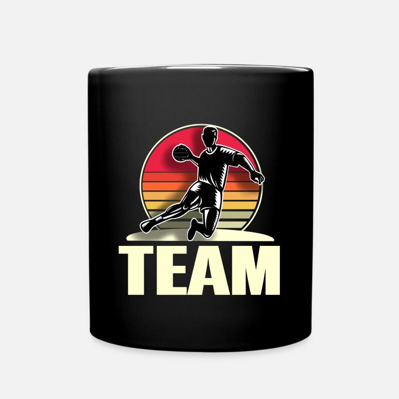 Handball Handballer Team - Tasse einfarbig - Schwarz