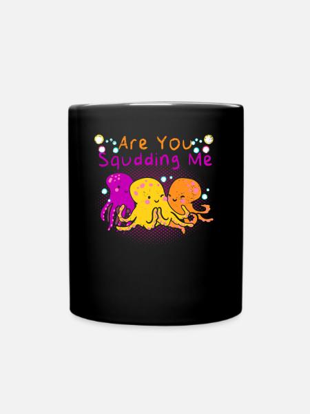 Poulpe Poulpe Tentacule de mer Poulpe Poulpe Poulpe Poulpe - Mug uni - noir