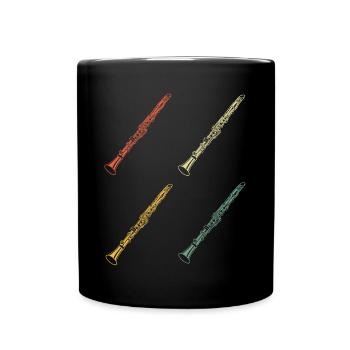 Clarinette Clarinettiste Clarinettiste - Mug uni - noir - Devant