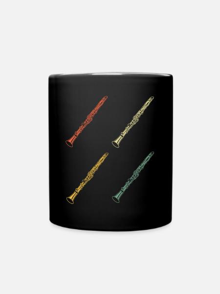 Klarinette Klarinettenspieler Klarinettist - Tasse einfarbig - Schwarz