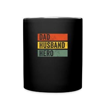 Vater Mann Vater Vater Vatertag - Full Colour Mug - black - Front