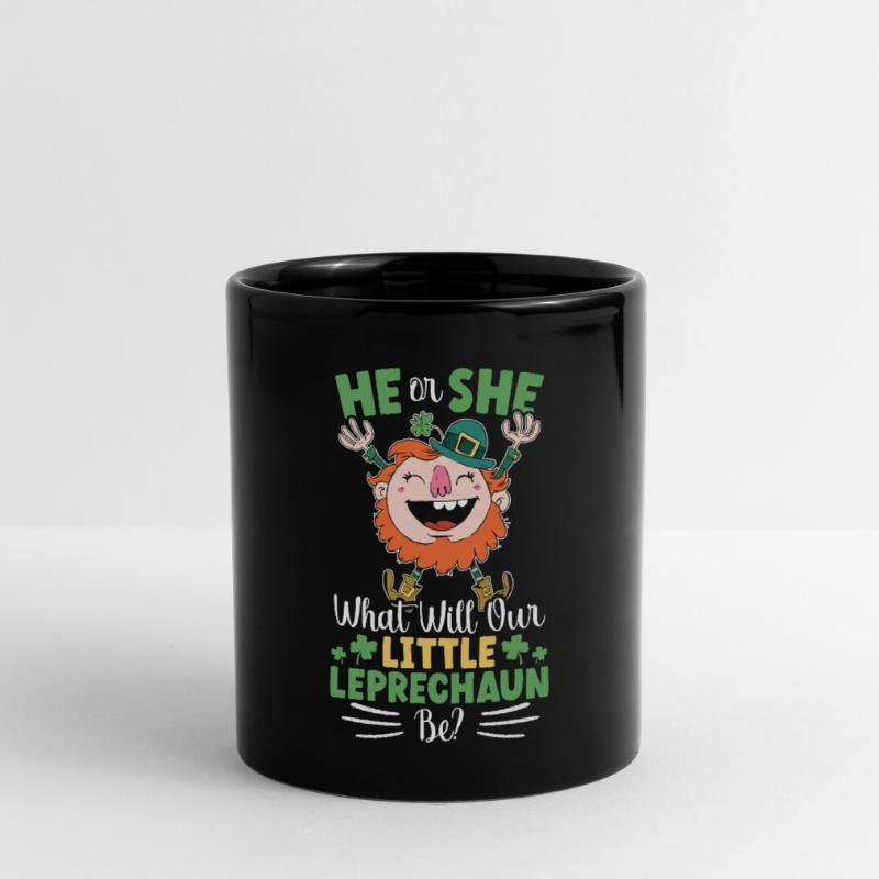 Er oder sie, was wird unser kleiner Kobold sein Tasse einfarbig