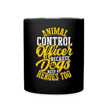 Sauvetage animal Bien-être animal Chien Chat Animal de compagnie Li - Mug uni - noir - Devant