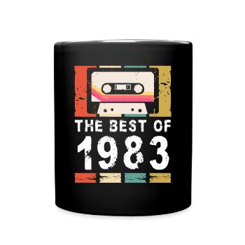 Le meilleur de 1983 Cassette Vintage 40e anniversaire - Mug uni - noir - Devant