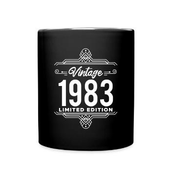 Chemise Vintage 1983 Cadeau 40ème Anniversaire - Mug uni - noir - Devant