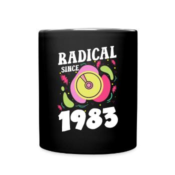 Radical Since 1983 Shirt Gift - Full Colour Mug - black - Front