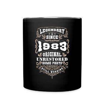40e anniversaire 1983 Cadeau de chemise - Mug uni - noir - Devant