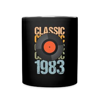 Classic Record 1983 Chemise 40e anniversaire - Mug uni - noir - Devant