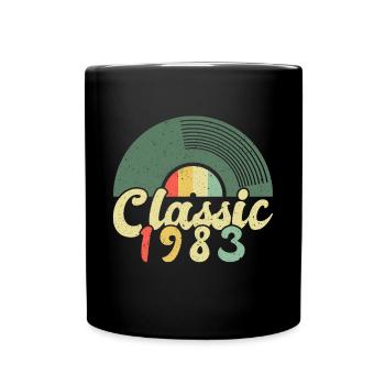 Classic Record 1983 Chemise 40e anniversaire - Mug uni - noir - Devant