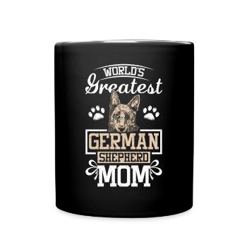 World's greatest german shepherd mom - Full Colour Mug - black - Front