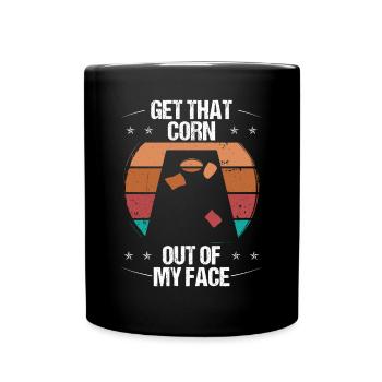 Cornhole Player Team Tosser Cornament Tossing - Full Colour Mug - black - Front