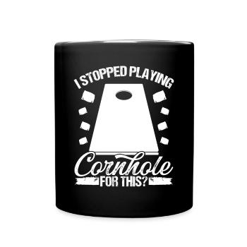 Cornhole Player J’ai arrêté de jouer Cornhole Team - Mug uni - noir - Devant