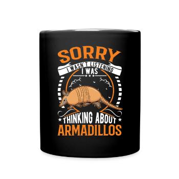 Armadillo Gift Armadillo - Full Colour Mug - black - Front