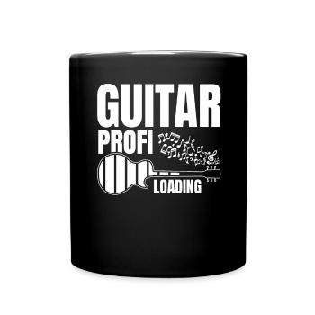 Guitar Profi Loading - Bass Guitarist Musician Gui - Full Colour Mug - black - Front