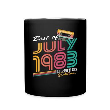 40th birthday Born July 1983 Best of 1983 - Full Colour Mug - black - Front
