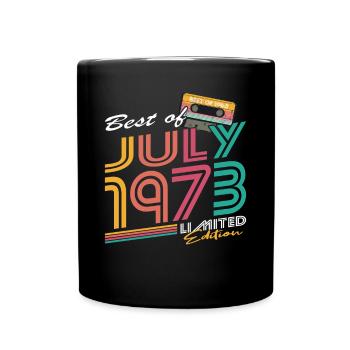 50e anniversaire Né en juillet 1973 Best of 1973 - Mug uni - noir - Devant