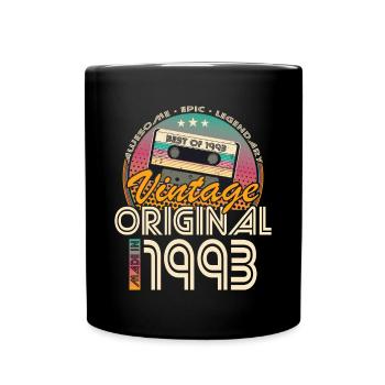 30e anniversaire Né en 1993 Fabriqué en 1993 - Mug uni - noir - Devant