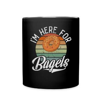 Cadeaux Bagel Bagel Lover - Mug uni - noir - Devant