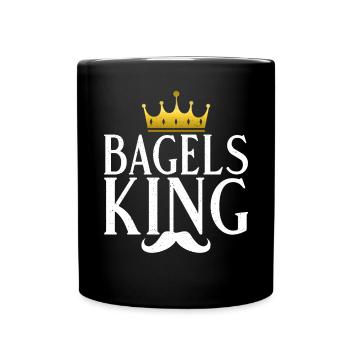 Cadeaux Bagel Bagel Lover - Mug uni - noir - Devant