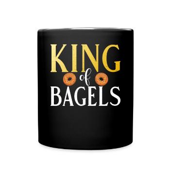 Cadeaux Bagel Bagel Lover - Mug uni - noir - Devant