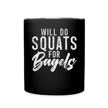 Cadeaux Bagel Bagel Lover - Mug uni - noir - Devant