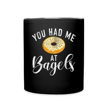 Cadeaux Bagel Bagel Lover - Mug uni - noir - Devant