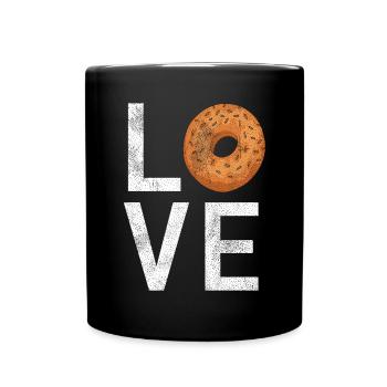Cadeaux Bagel Bagel Lover - Mug uni - noir - Devant
