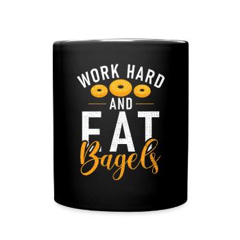 Cadeaux Bagel Bagel Lover - Mug uni - noir - Devant