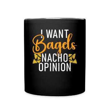 Cadeaux Bagel Bagel Lover - Mug uni - noir - Devant