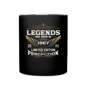 Original December 1967 55th Birthday Legend - Full Colour Mug - black - Front