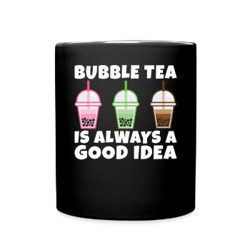 Bubble Tea Lover Cadeau - Mug uni - noir - Devant